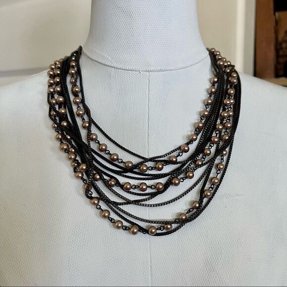 Cold water Creek multi-strand necklace - Picture 1 of 3